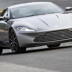 Daneil Craig spotted during filming Spectre in Aston Martin DB