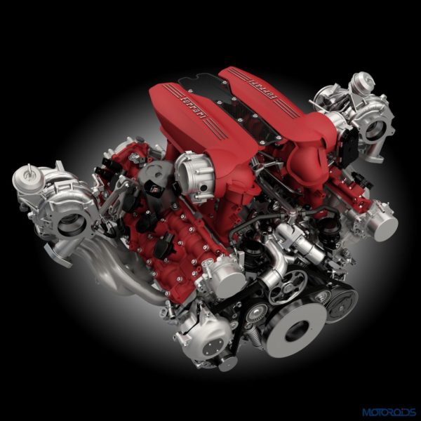 Ferrari 488 GTB engine