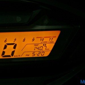 Honda CB Unicorn  Review Static and Details Backlit Instrument Cluster and Details
