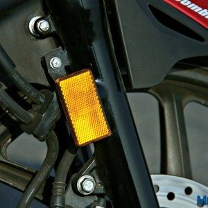 Honda CB Unicorn  Review Static and Details Reflector