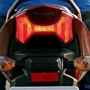 Honda CB Unicorn  Review Static and Details Tail Light