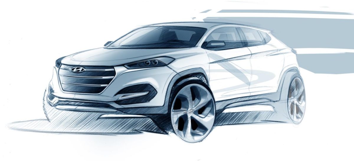 Hyundai Tuscon Sketch