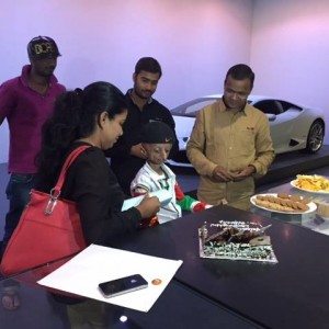 Kid with progeria celebrates th birthday with Lamborghini Mumbai