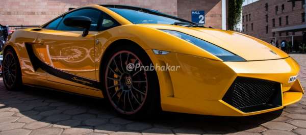 Lamborghini Gallrdo Superleggera (side) - Hyderabad International Auto Show 2015