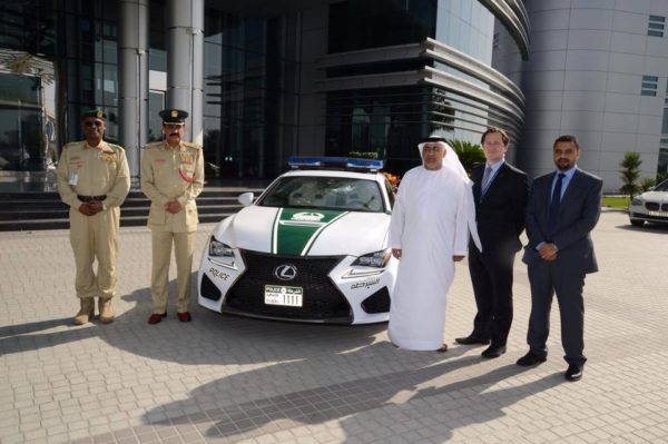 Lexus RCF in Dubai Police