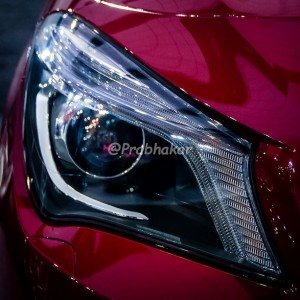Mercedes Benz CLA headlamp Hyderabad International Auto Show