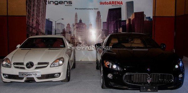 Mercedes-Benz SLK200 & Maserati GT - Hyderabad International Auto Show 2015