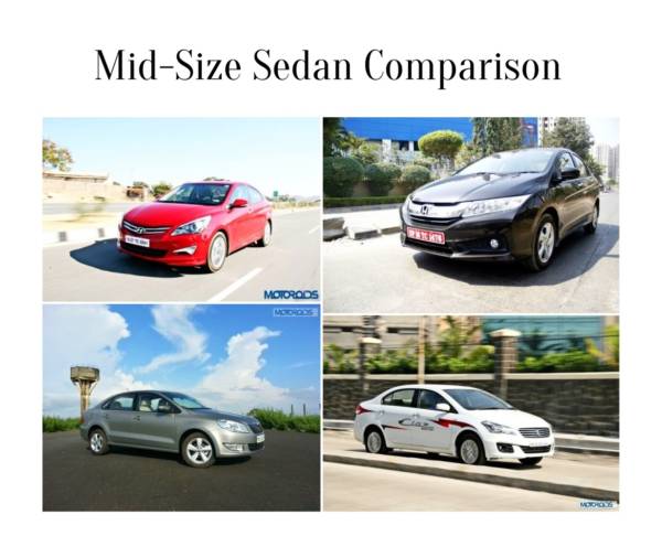 Mid Size Sedan Comparo