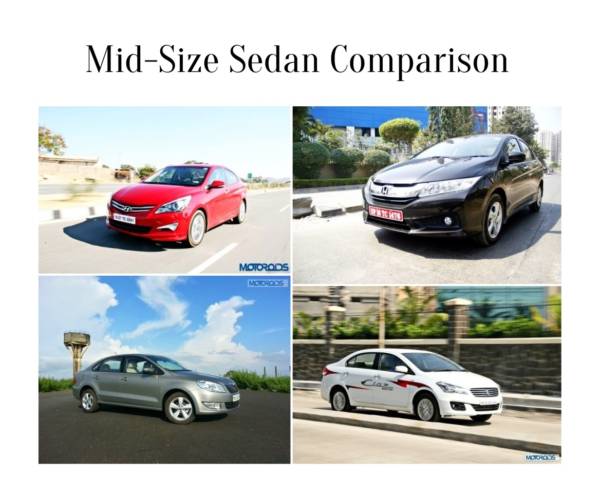 Mid Size Sedan Comparo