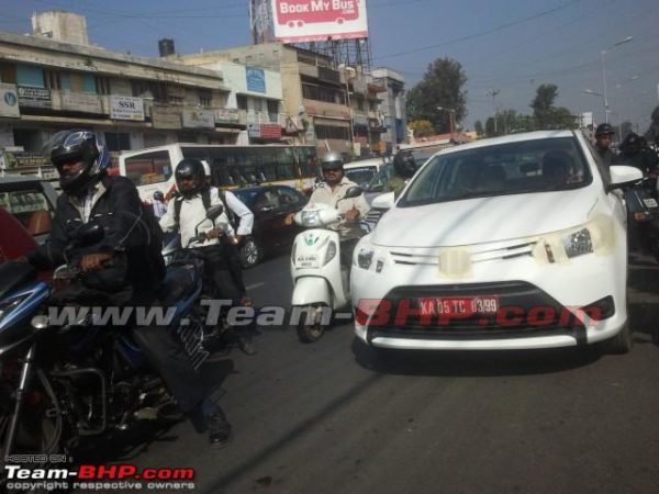 Toyota Vios Spy Images India bangalore (1)
