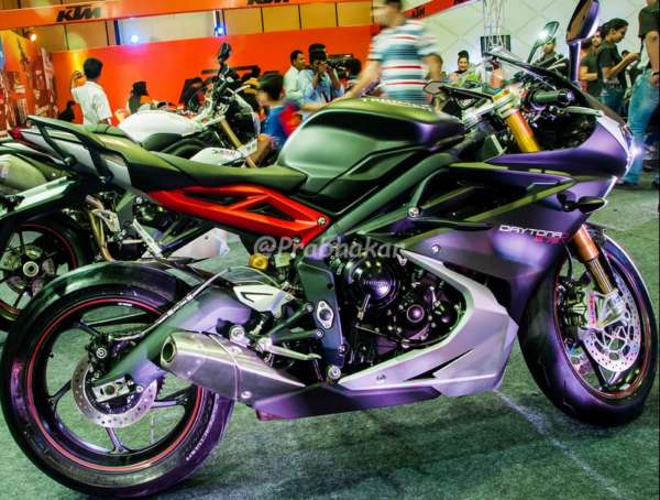 Triumph Daytona 675 R - Hyderabad International Auto Show 2015