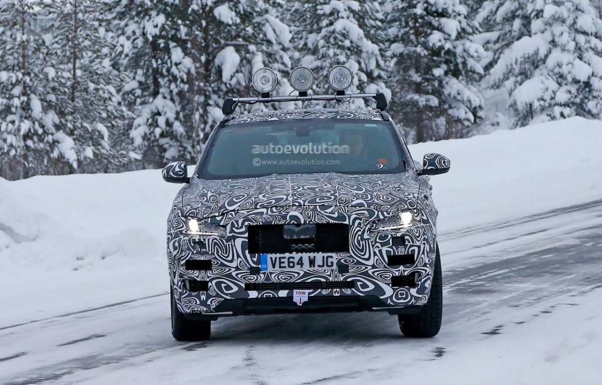 Upcoming Jaguar F Pace Test Mule Spied