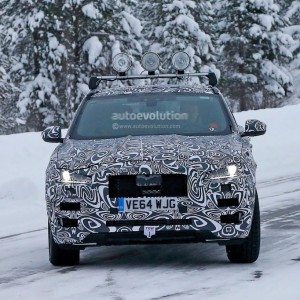 Upcoming Jaguar F Pace Test Mule Spied