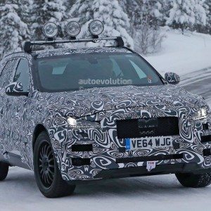 Upcoming Jaguar F Pace Test Mule Spied