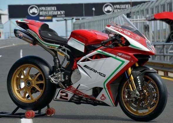 mv agusta f rc shows amg logo packs  hp