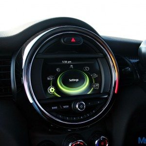 Mini Cooper S Central Display