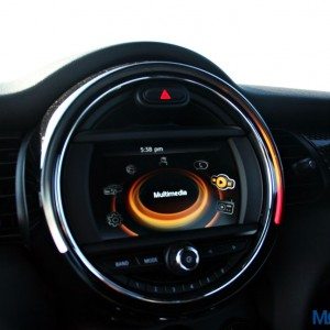 Mini Cooper S Central Display