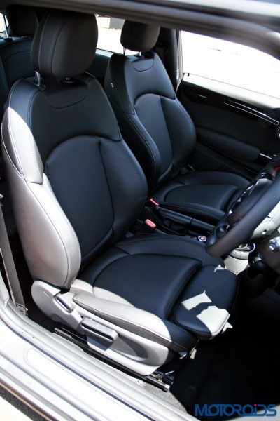 2015 Mini Cooper S front seats