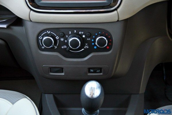 2015 Renault Lodgy - HVAC Controls