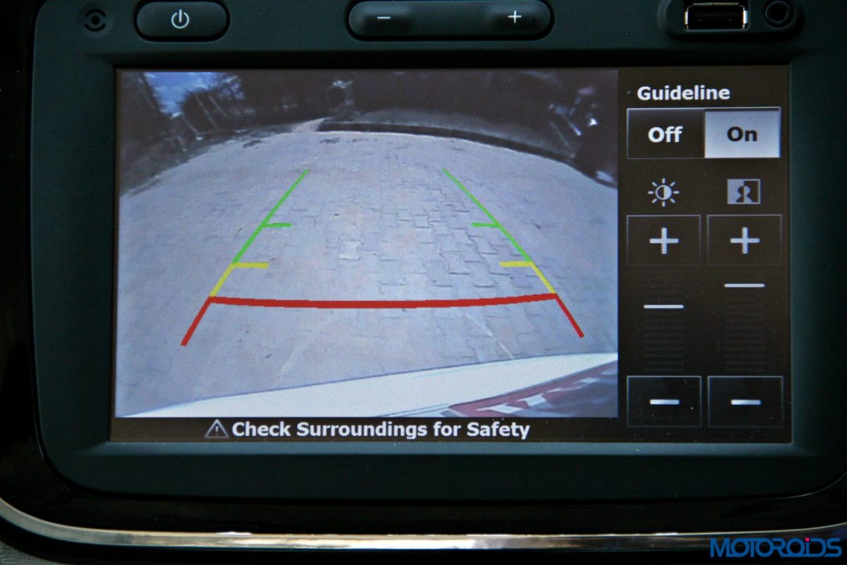Renault Lodgy Reverse Camera Footage