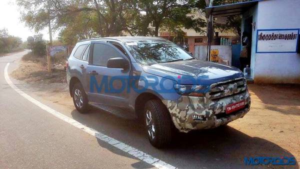 new Ford Endeavour exclusive spy images Motoroids