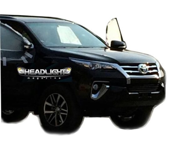 Toyota Fortuner  spied