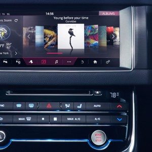 All new Jaguar XF InControl Touch Pro system