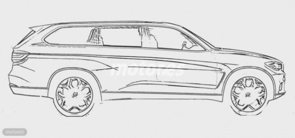 BMW X7 Sketch (1)