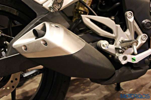 Bajaj Pulsar RS200 Launch - Exhaust 1