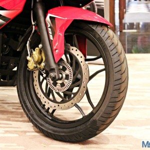 Bajaj Pulsar RS Launch Front Disc Brake