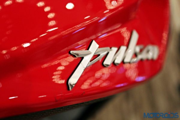 Bajaj Pulsar RS200 Launch - Pulsar Logo on Fuel Tank - 1