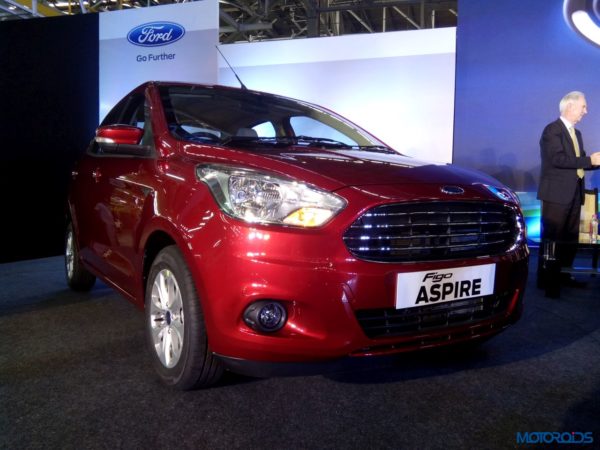 Ford Figo Aspire India unveil 