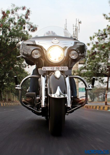 Indian Chieftain Head-on action shots (10)