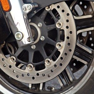 Indian Chieftain front brakes and alloy wheel