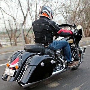 Indian Chieftain left side view action shots