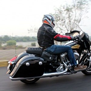 Indian Chieftain right side view action shots