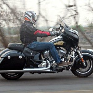 Indian Chieftain right side view action shots