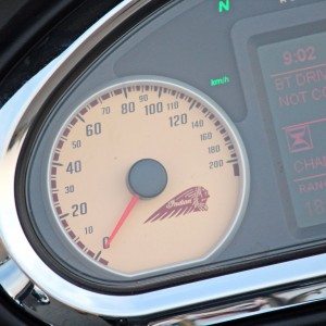 Indian Chieftain speedometer