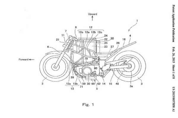 Kawasaki Ninja to go electric - Patent - 3