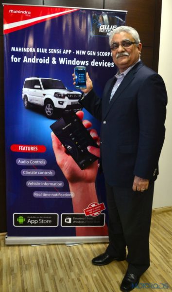 MR RAJAN WADHERA launchig the BLUE SENSE APP