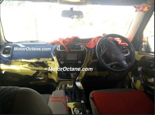 Mahindra Bolero Interior spied