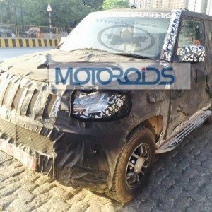 Mahindra Bolero U spy photo