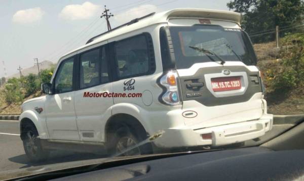 Mahindra Scorpio Automatic spied