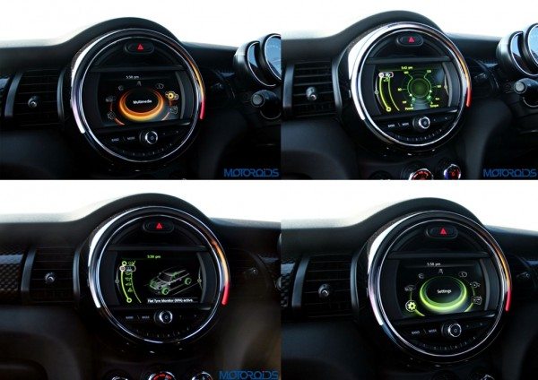 Mini Cooper S Central Display