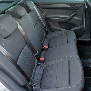 New  Skoda Fabia rear seats