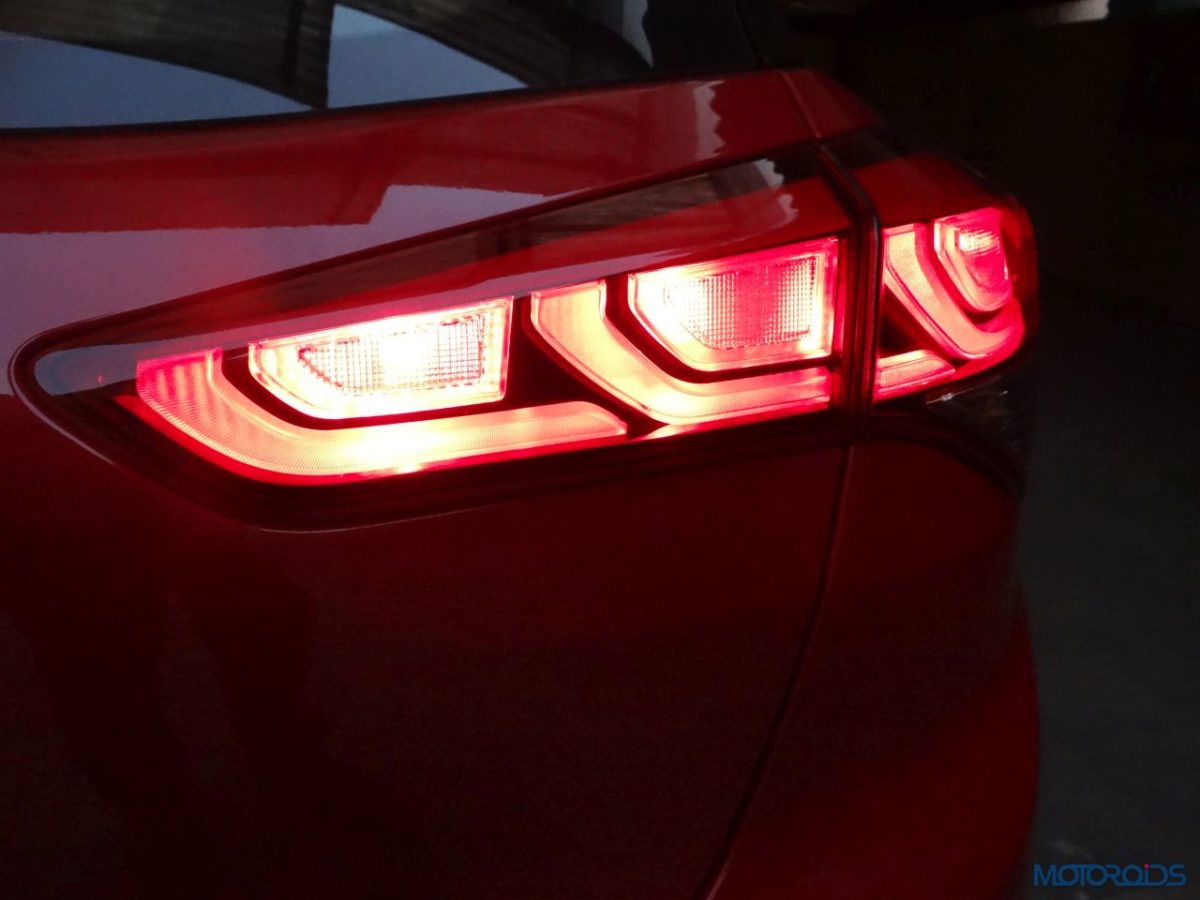 New Hyundai i Active tail lights