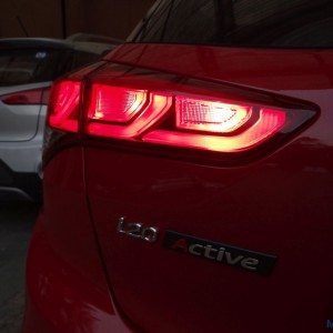 New Hyundai i Active tail lights