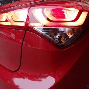 New Hyundai i Active tail lights