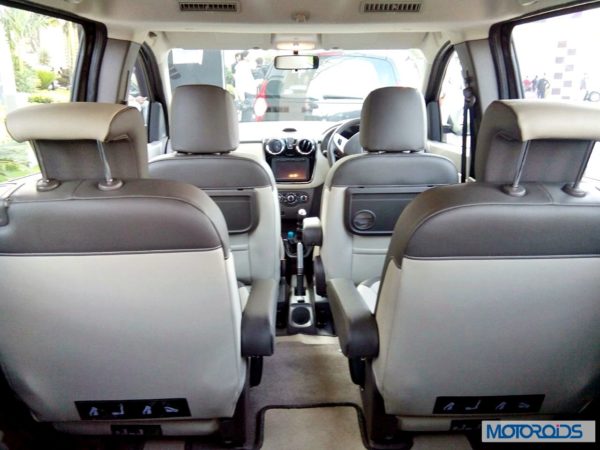 Renault Lodgy India captain's seats