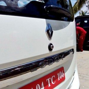 Renault Lodgy India tail gate